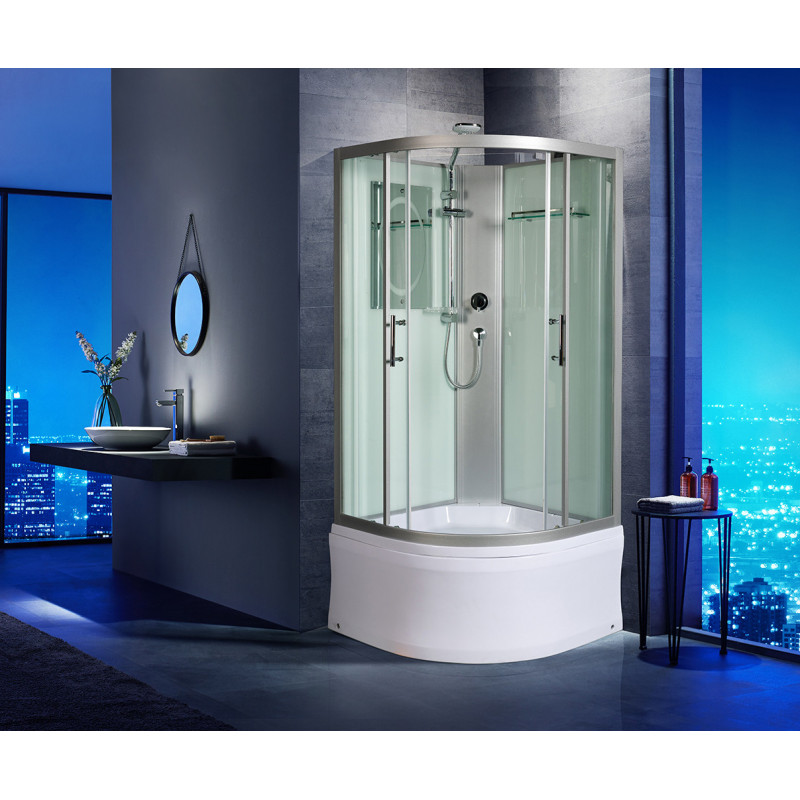Душевая кабина 90х90х217см, Welt Wasser, HALLE 901