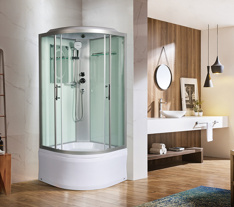 Душевая кабина 100х100х217см, Welt Wasser, HALLE 1002