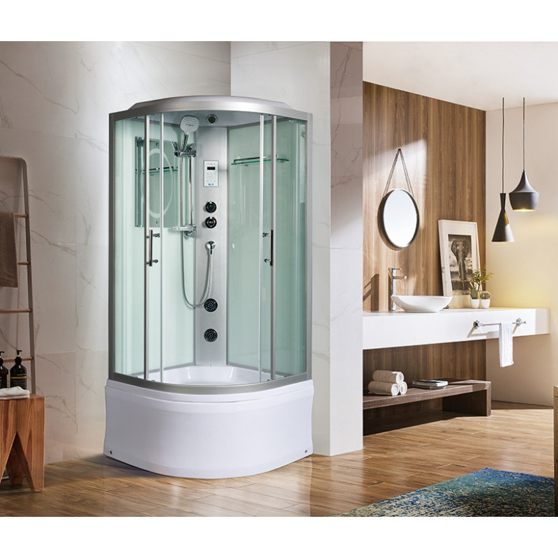 Душевая кабина 100х100х217см, Welt Wasser, HALLE 1004