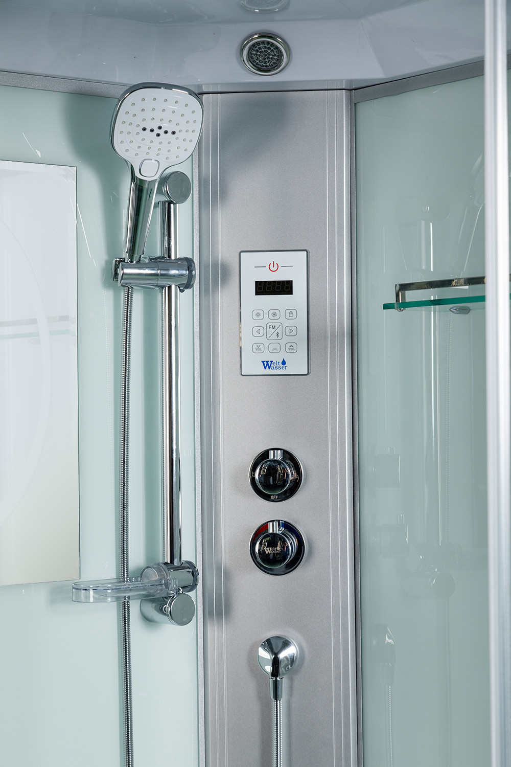 Душевая кабина 80х80х217см, Welt Wasser, HALLE 804