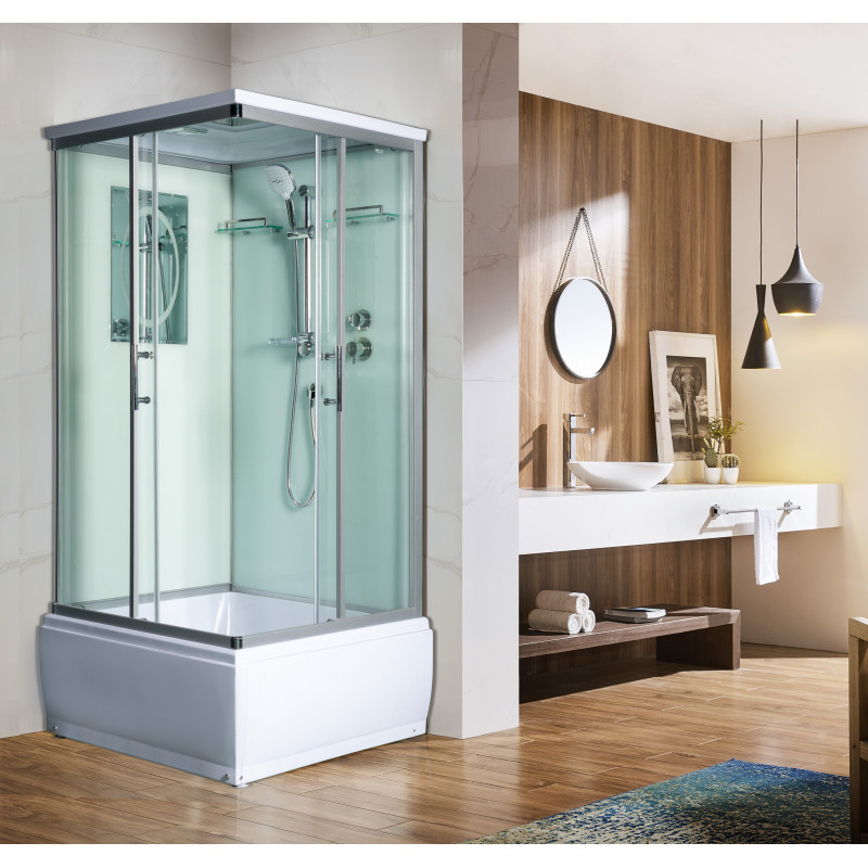 Душевая кабина 90х90х217см, Welt Wasser, ALLER 902