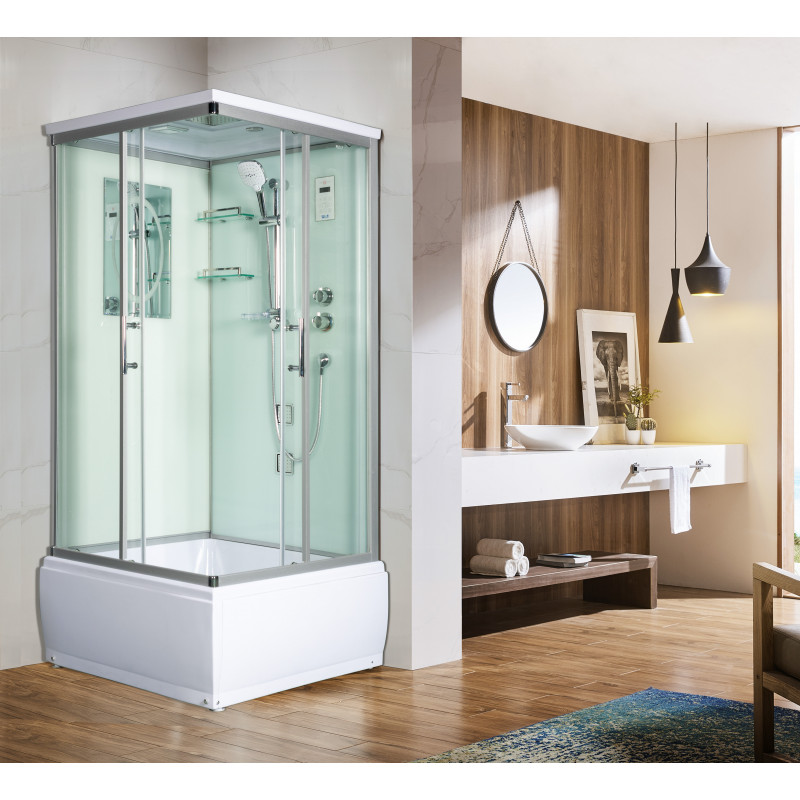 Душевая кабина 90х90х217см, Welt Wasser, ALLER 904