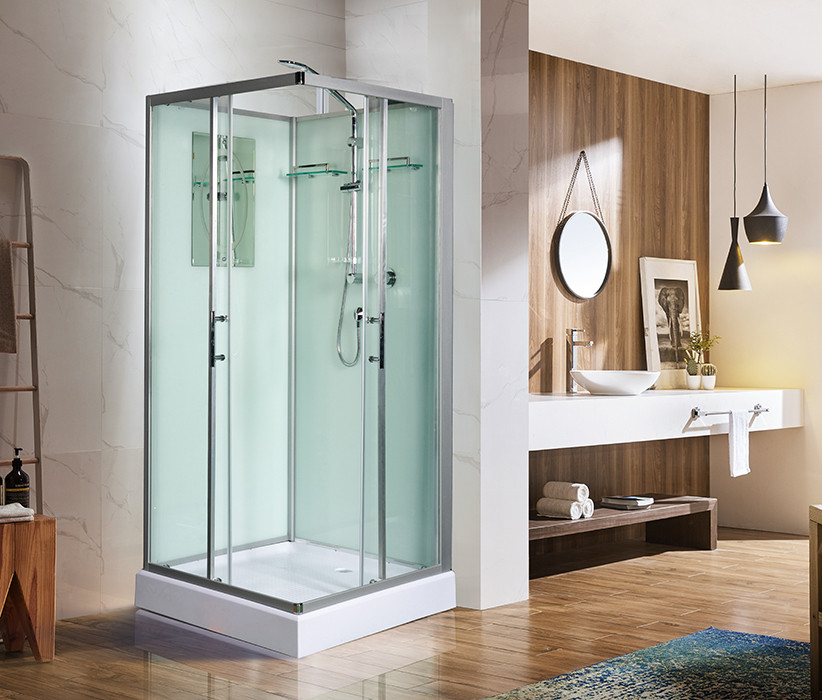 Душевая кабина 100х100х217см, Welt Wasser, LAINE 1001