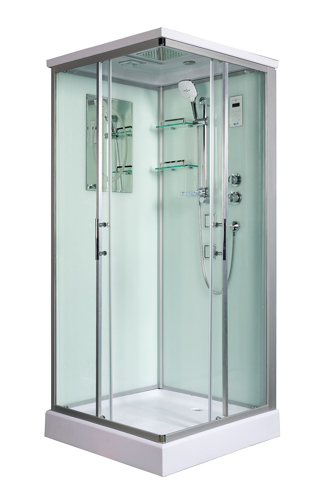 Душевая кабина 90х90х217см, Welt Wasser, LAINE 904