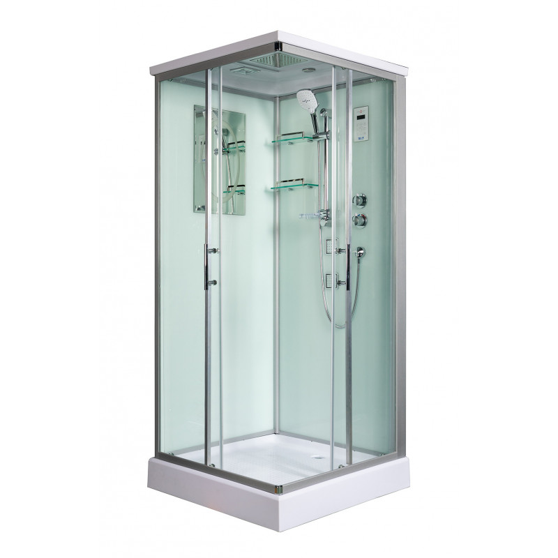 Душевая кабина 100х100х217см, Welt Wasser, LAINE 1004