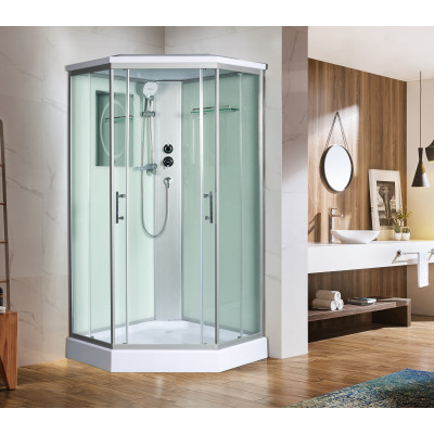 Душевая кабина 90х90х217см, Welt Wasser, NESSE 902