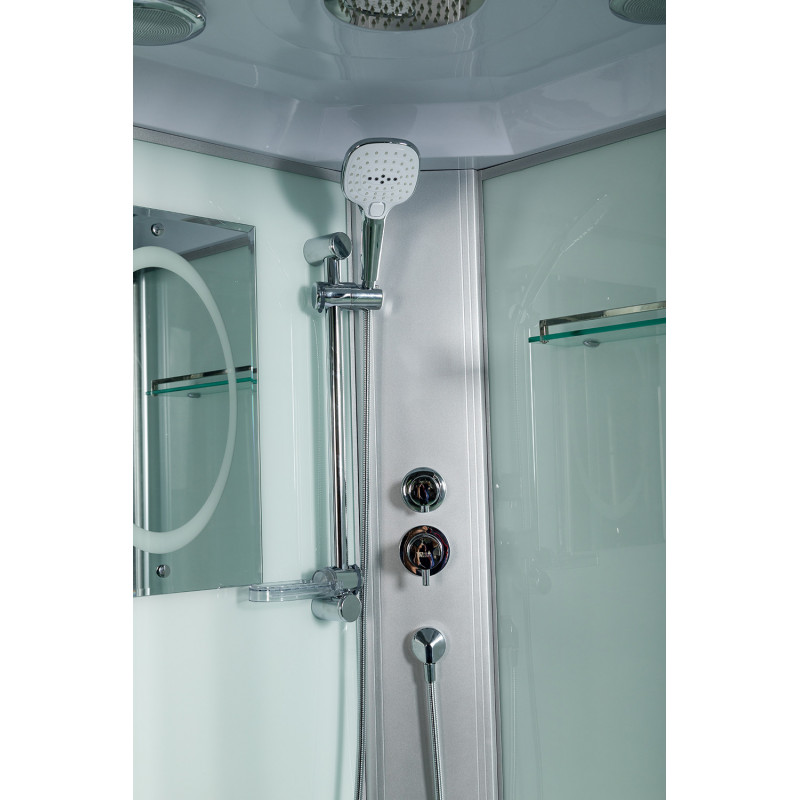 Душевая кабина 100х100х217см, Welt Wasser, NESSE 1002