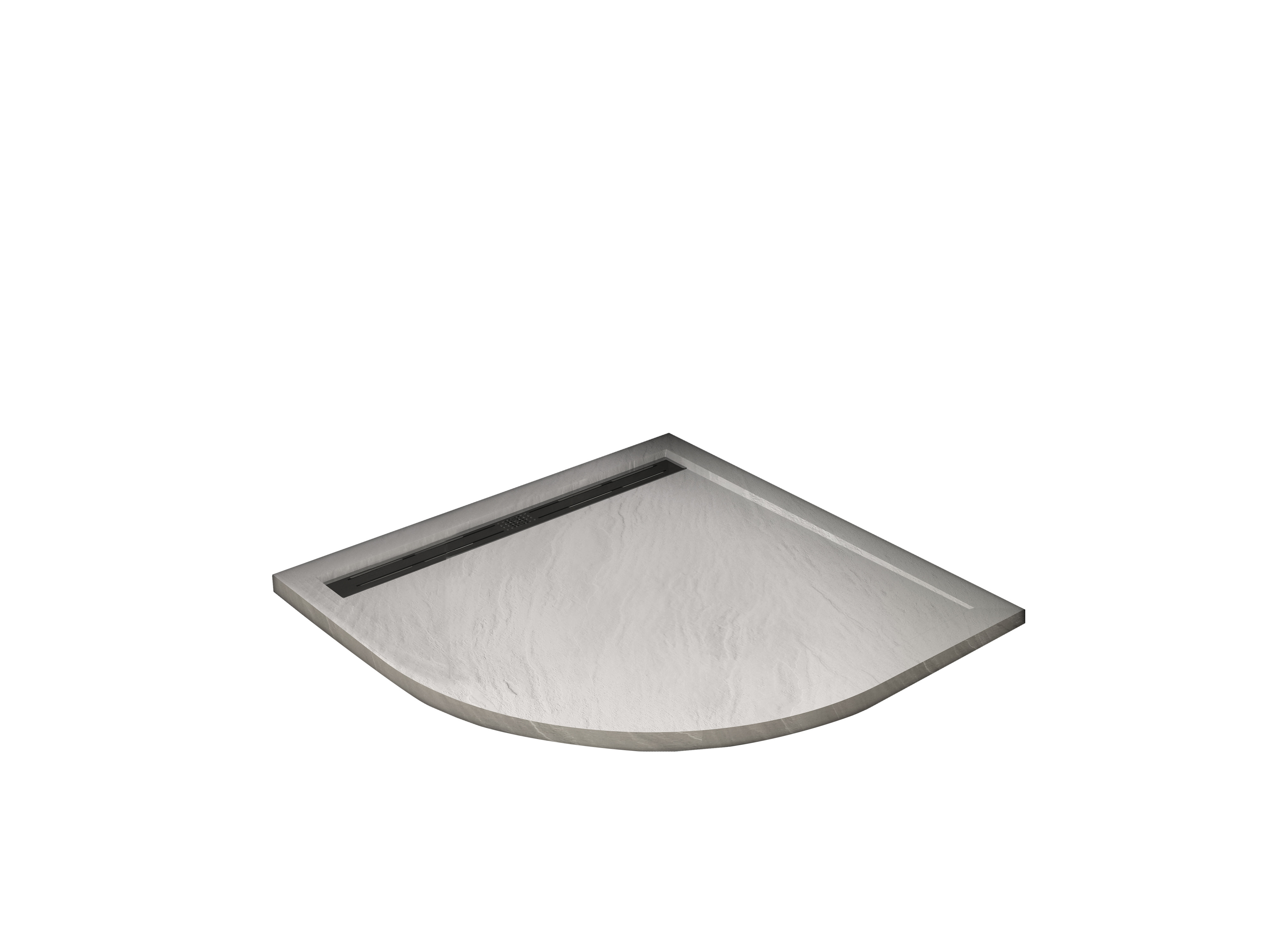 Душевой поддон 90х90х30 см, Welt Wasser, WW TRR 90 STONE-WT
