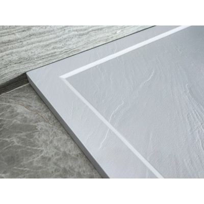 Душевой поддон 90х90х30 см, Welt Wasser, WW TRP 90 STONE-WT