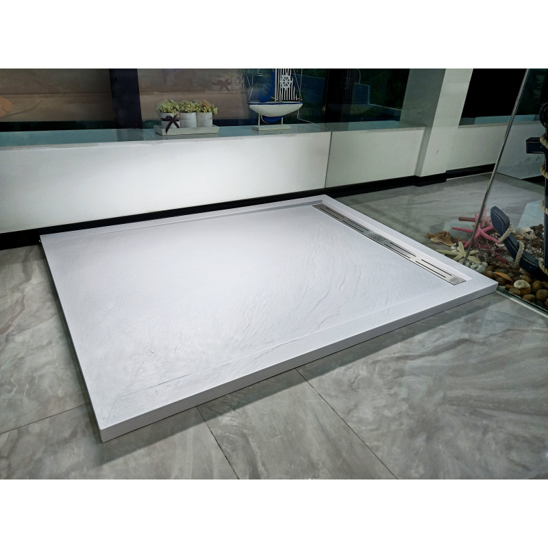 Душевой поддон 140х90х30 см, Welt Wasser, WW TRS 14090 STONE-WT