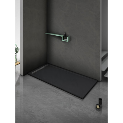 Душевой поддон 140х90х30 см, Welt Wasser, WW TRS 14090 STONE-BL