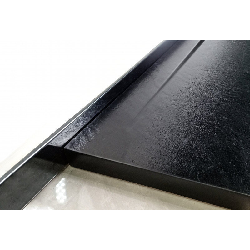 Душевой поддон 140х90х30 см, Welt Wasser, WW TRS 14090 STONE-BL