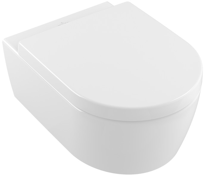 Унитаз подвесной с сидением Villeroy & Boch Avento 5656HR Stone White CeramicPlus
