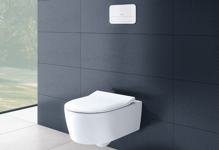 Унитаз подвесной с сидением Villeroy & Boch Avento 5656HR альпийский белый CeramicPlus SlimSeat