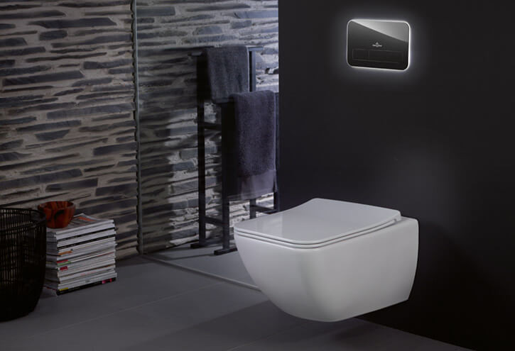 Унитаз подвесной с сидением Villeroy & Boch Venticello 4611RL Альпийский белый SlimSeat LINE (Sandwich)