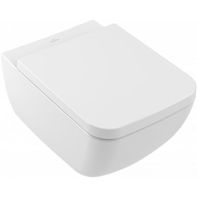 Унитаз подвесной Villeroy & Boch Venticello 4611R0 CeramicPlus Stone White
