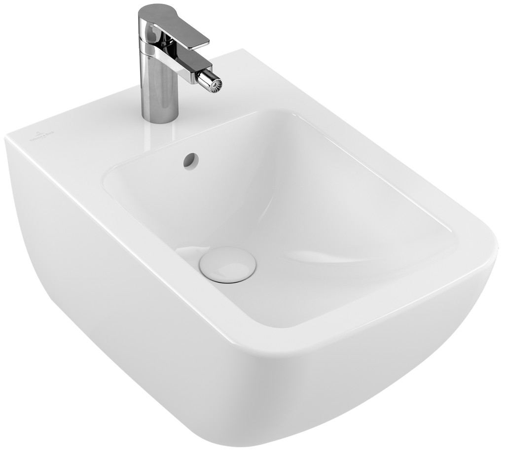 Биде подвесное Villeroy & Boch Venticello 441100 CeramicPlus Stone White