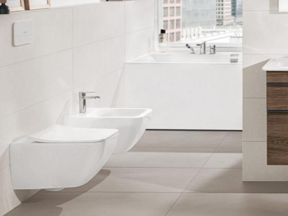 Биде подвесное Villeroy & Boch Venticello 441100 CeramicPlus Stone White