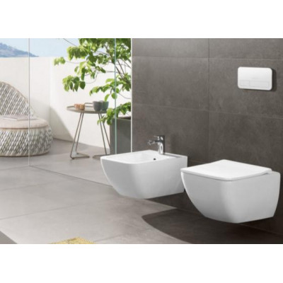 Биде подвесное Villeroy & Boch Venticello 441100 CeramicPlus Stone White