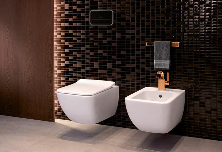 Биде подвесное Villeroy & Boch Venticello 441100 CeramicPlus Stone White