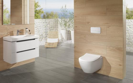Унитаз подвесной с сидением Villeroy & Boch Subway 2.0 5614R2 Альпийский белый