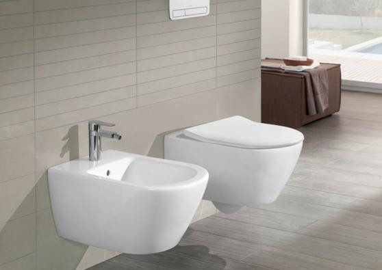 Унитаз подвесной с сидением Villeroy & Boch Subway 2.0 5614R2 Альпийский белый