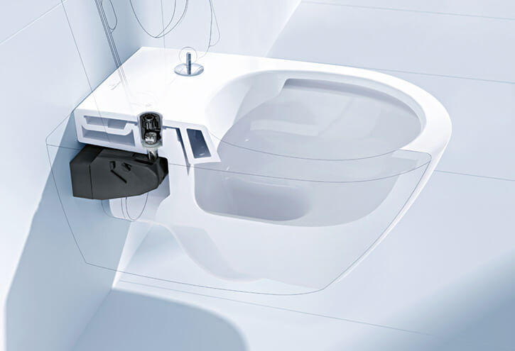 Унитаз подвесной с сидением Villeroy & Boch Subway 2.0 Альпийский белый CeramicPlus