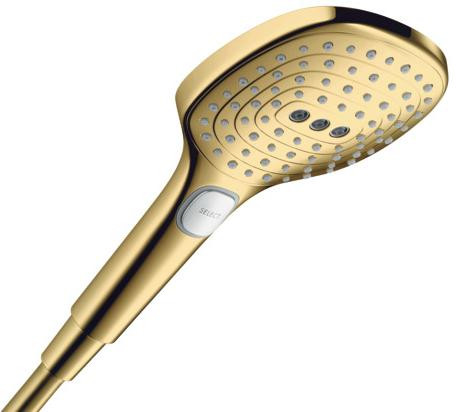 Ручной душ Hansgrohe Raindance Select E 120 3jet полированное золото