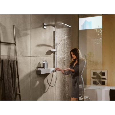 Верхний душ 300 1jet с держателем Hansgrohe Raindance E хром
