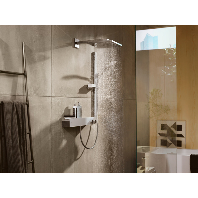 Верхний душ 300 1jet с держателем Hansgrohe Raindance E хром