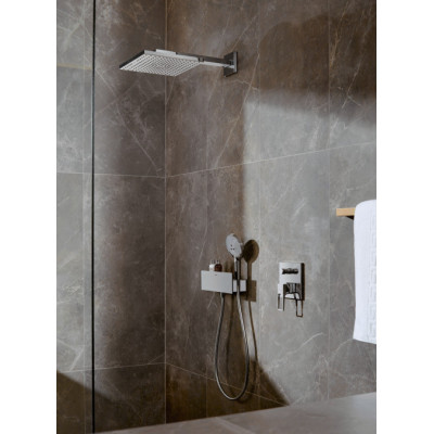Верхний душ 300 1jet с держателем Hansgrohe Raindance E хром