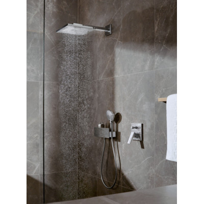 Верхний душ 300 1jet с держателем Hansgrohe Raindance E хром