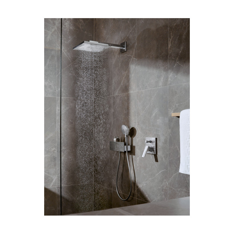 Верхний душ 300 1jet с держателем Hansgrohe Raindance E хром