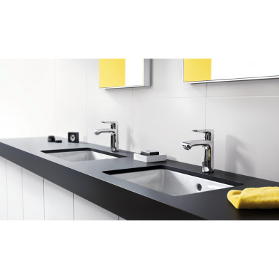 Смеситель для раковины 110 Hansgrohe Metris, однорычажный, без сливного набора 31084000