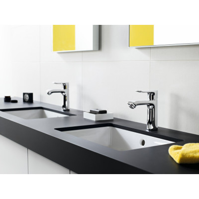 Смеситель для раковины 110 Hansgrohe Metris, однорычажный, без сливного набора 31084000