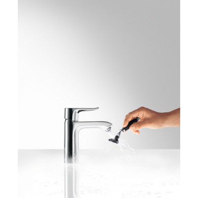 Смеситель для раковины 110 Hansgrohe Metris, однорычажный, без сливного набора 31084000