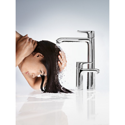 Смеситель для раковины 110 Hansgrohe Metris, однорычажный, без сливного набора 31084000