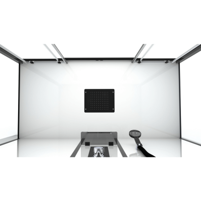 Душевая кабина 90х115х215 см, Black & White, G8008