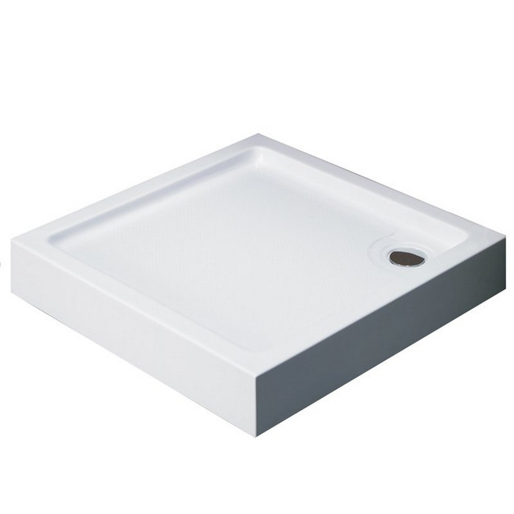 Душевой поддон 80х80х13.5 см, Black & White, SQ-08H