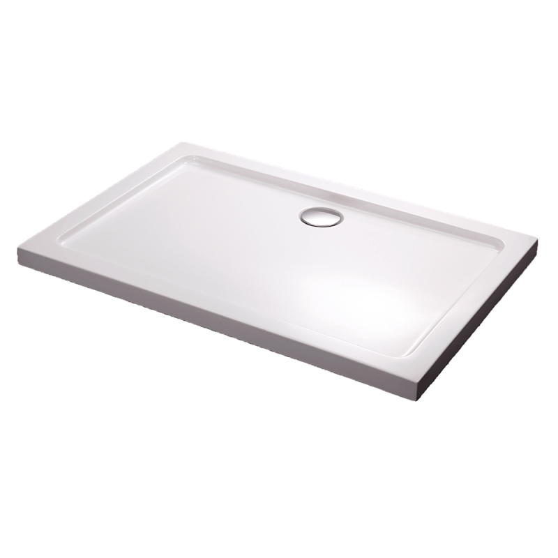 Душевой поддон 120х90х5.5 см, Black & White, RS-0912