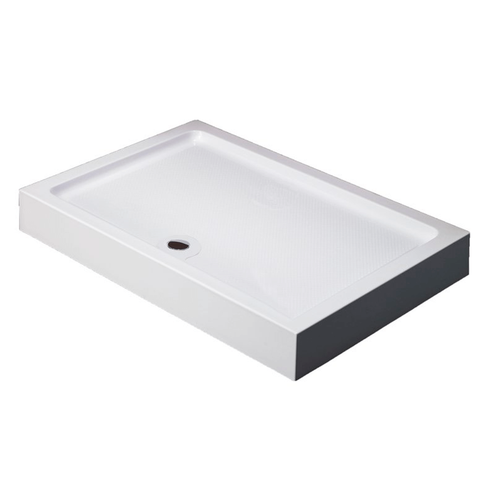 Душевой поддон 120х90х13.5 см, Black & White, RS-0912H