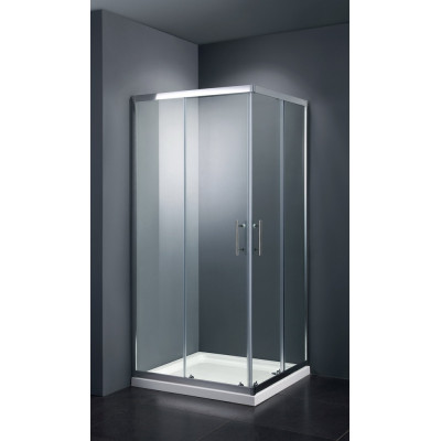 Душевой уголок 90х90х195 см, Black & White, S102-900
