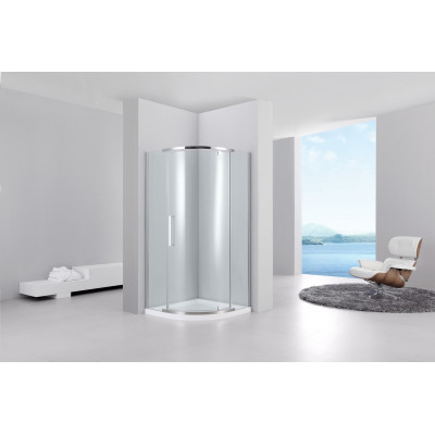 Душевой уголок 90х90х195 см, Black & White, S301-900