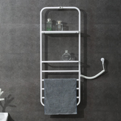 Полотенцесушитель электрический белый 40x101x13см, Black & White, N-337W