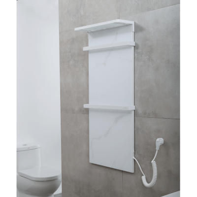 Полотенцесушитель электрический белый 40x90x14см, Black & White, N-388WM