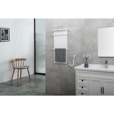 Полотенцесушитель электрический белый 40x90x14см, Black & White, N-388WM