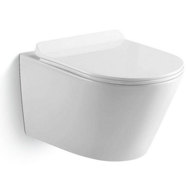 Подвесной унитаз 48х37х37 см, Black & White, W703