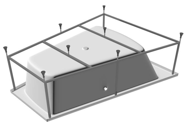 Каркас для ванны Vayer Trinity 170x130см