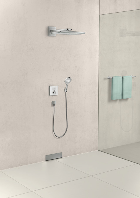 Шланговое подсоединение Hansgrohe Fixfit Square клапаном обратного тока, хром 26455000