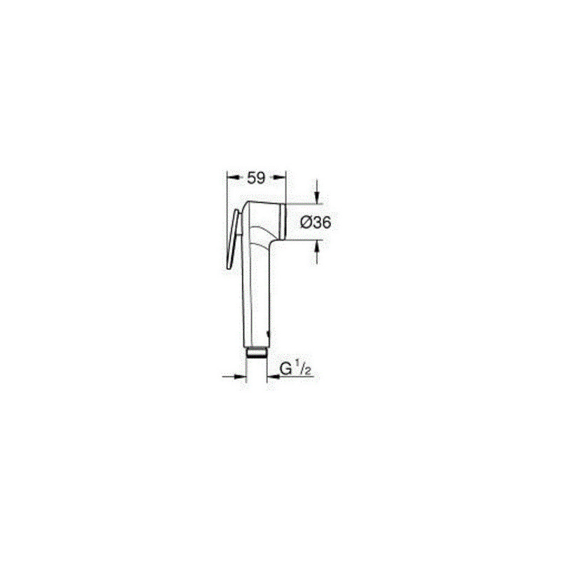 Гигиенический комплект GROHE BauCurve